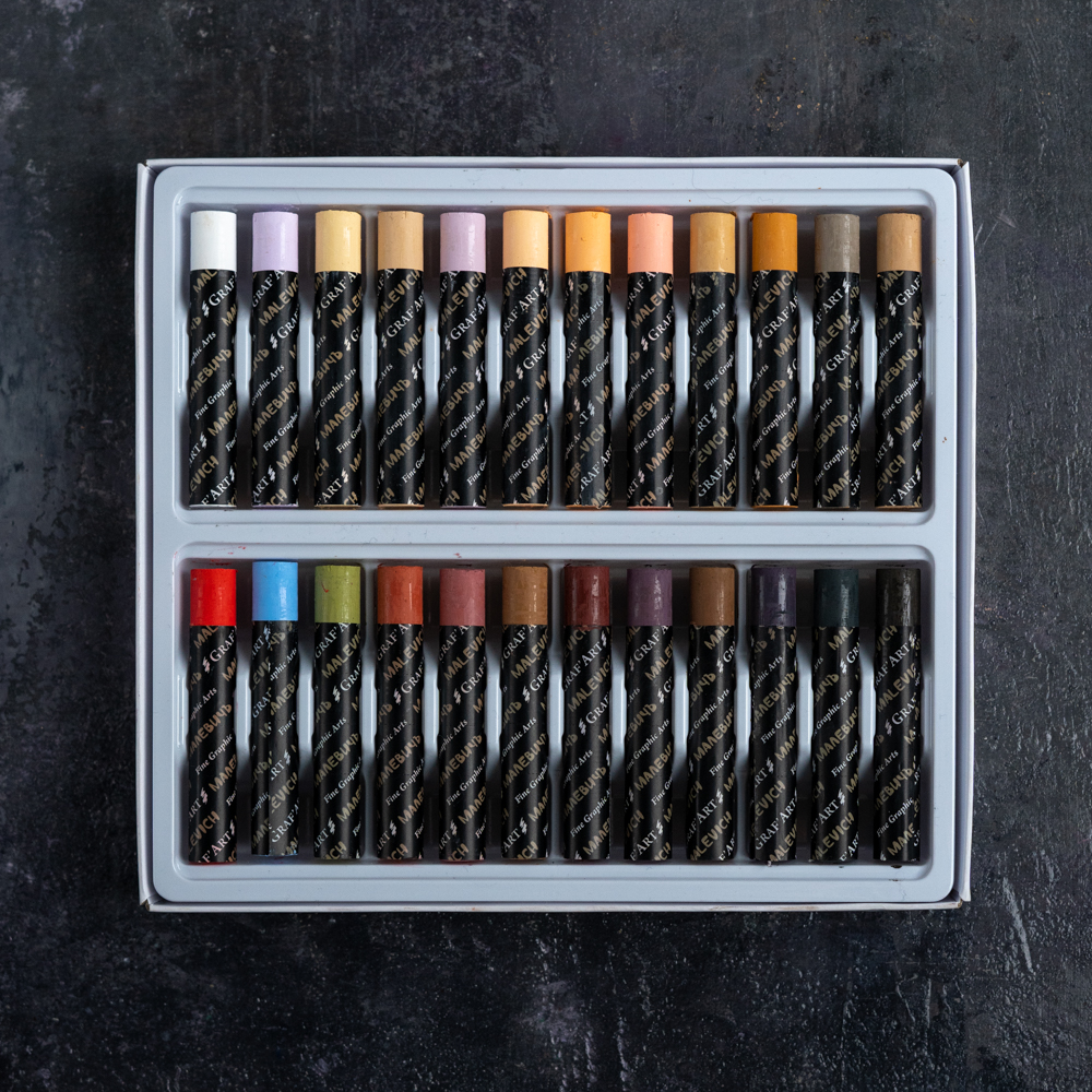 Набор масляной пастели "Малевичъ", профессиональная, портрет, 24 цвета - 3