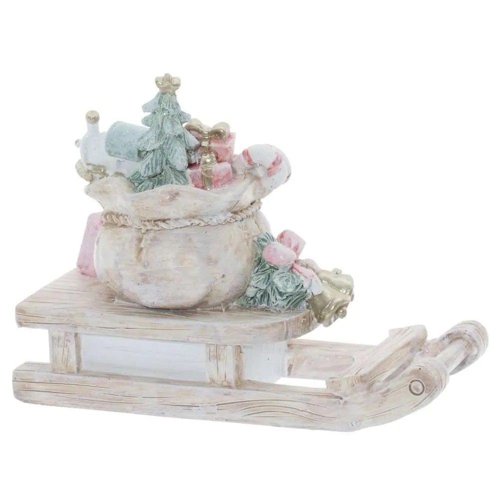 Фигурка "Мешок с подарками" , 9.5x12.5 см, разноцветный