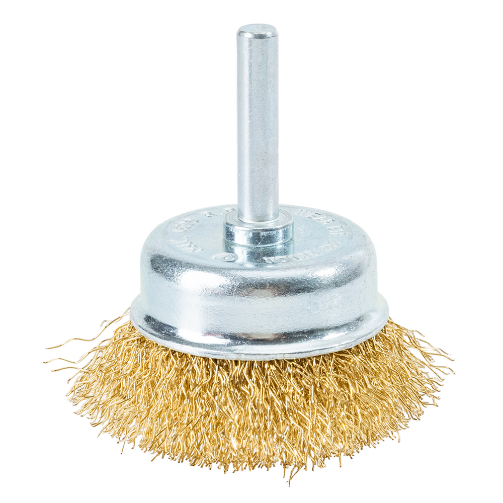 Щетка для дрели Deli YS EDH-GSS075-E3, чашечная, проволочная