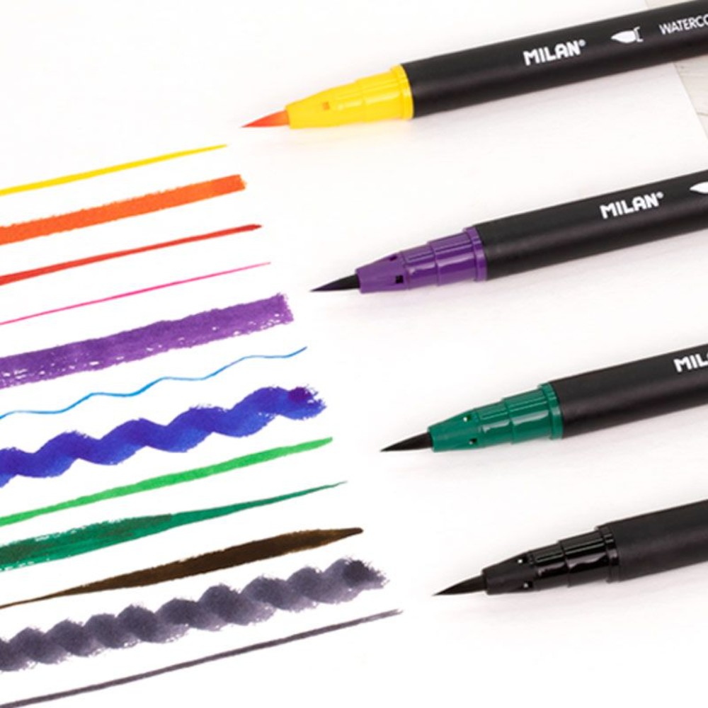 Фломастеры Milan, 12 шт