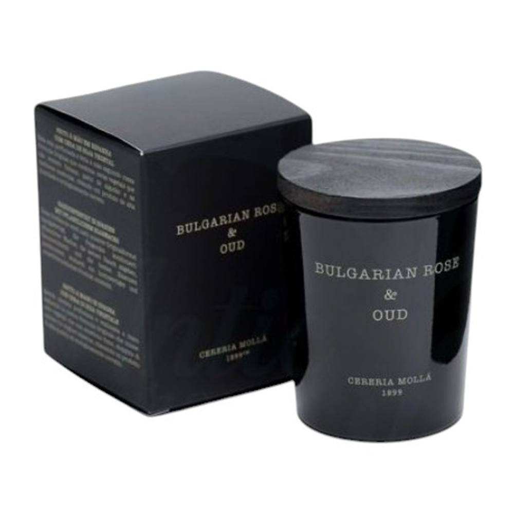 Свеча ароматическая CERERIA MOLLA "Bulgarian Rose & Oud", 70 гр, подарочная упаковка