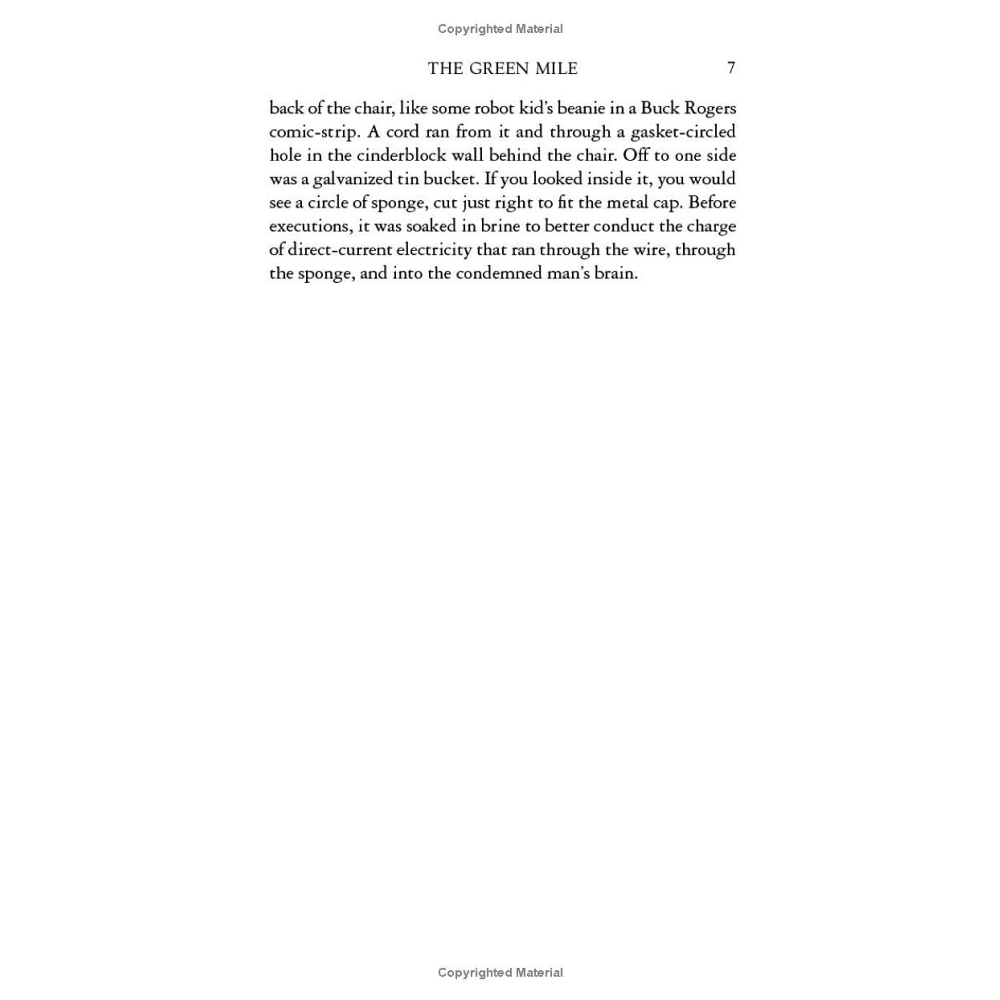 Книга на английском языке "The Green Mile", Stephen King - 17