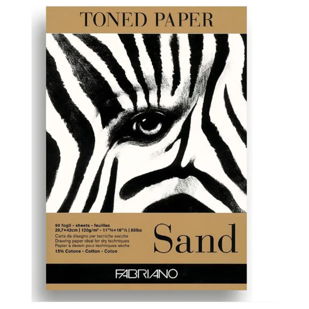 Блок бумаги для рисования "Fabriano. Sand", 29,7х42 см, 120 г/м2, 50 листов