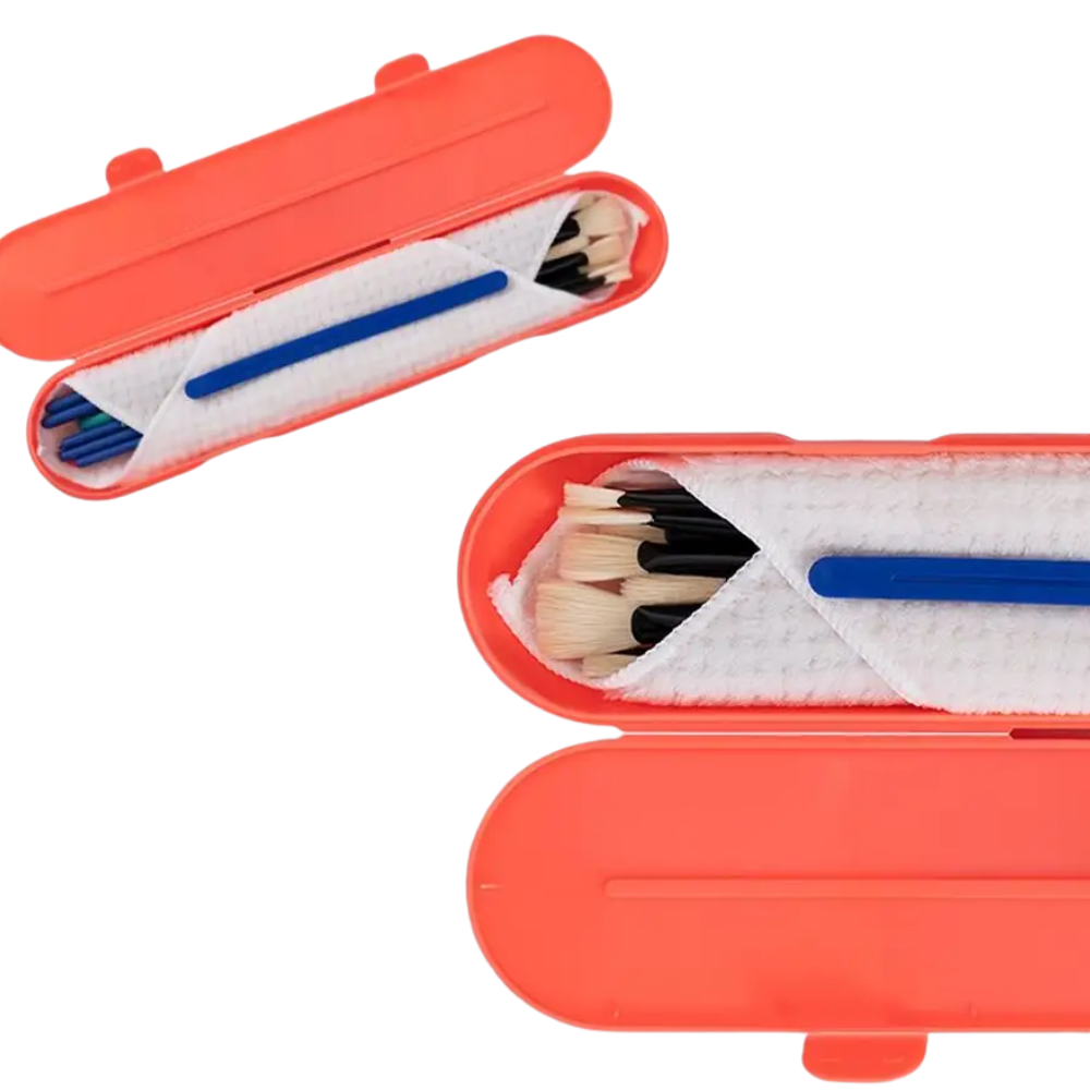 Набор кистей для рисования Himi "Miya Little Bird", микс, 10 шт, розовый