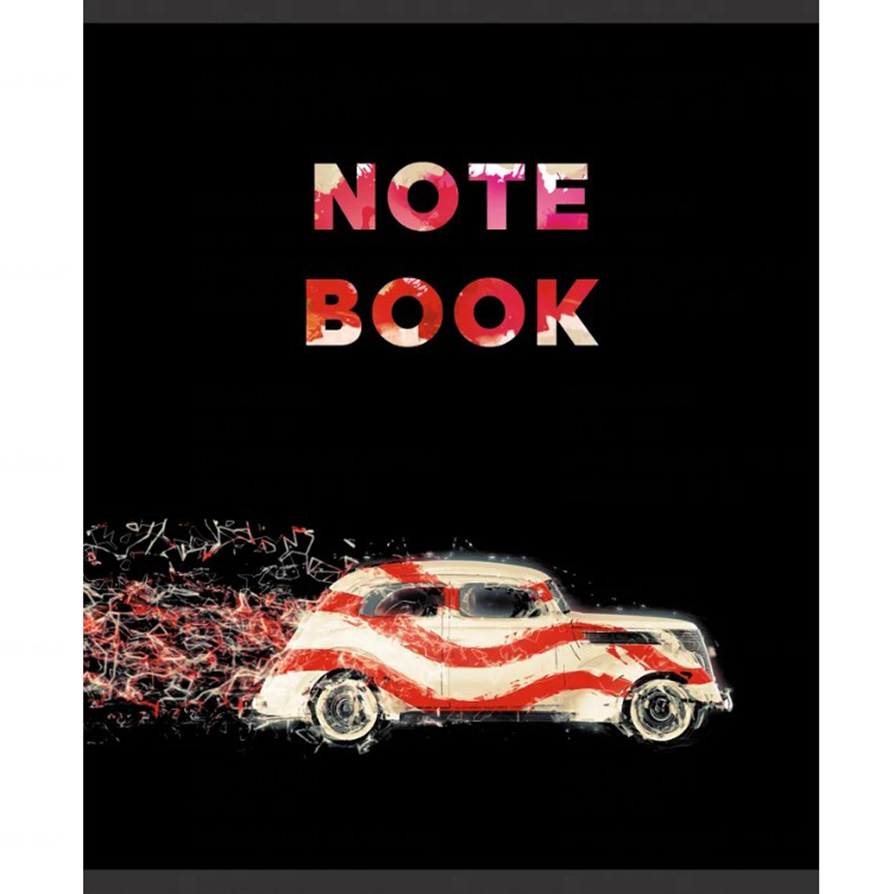 Тетрадь "Красочные машины", А5, 96 листов, клетка, ассорти - 5