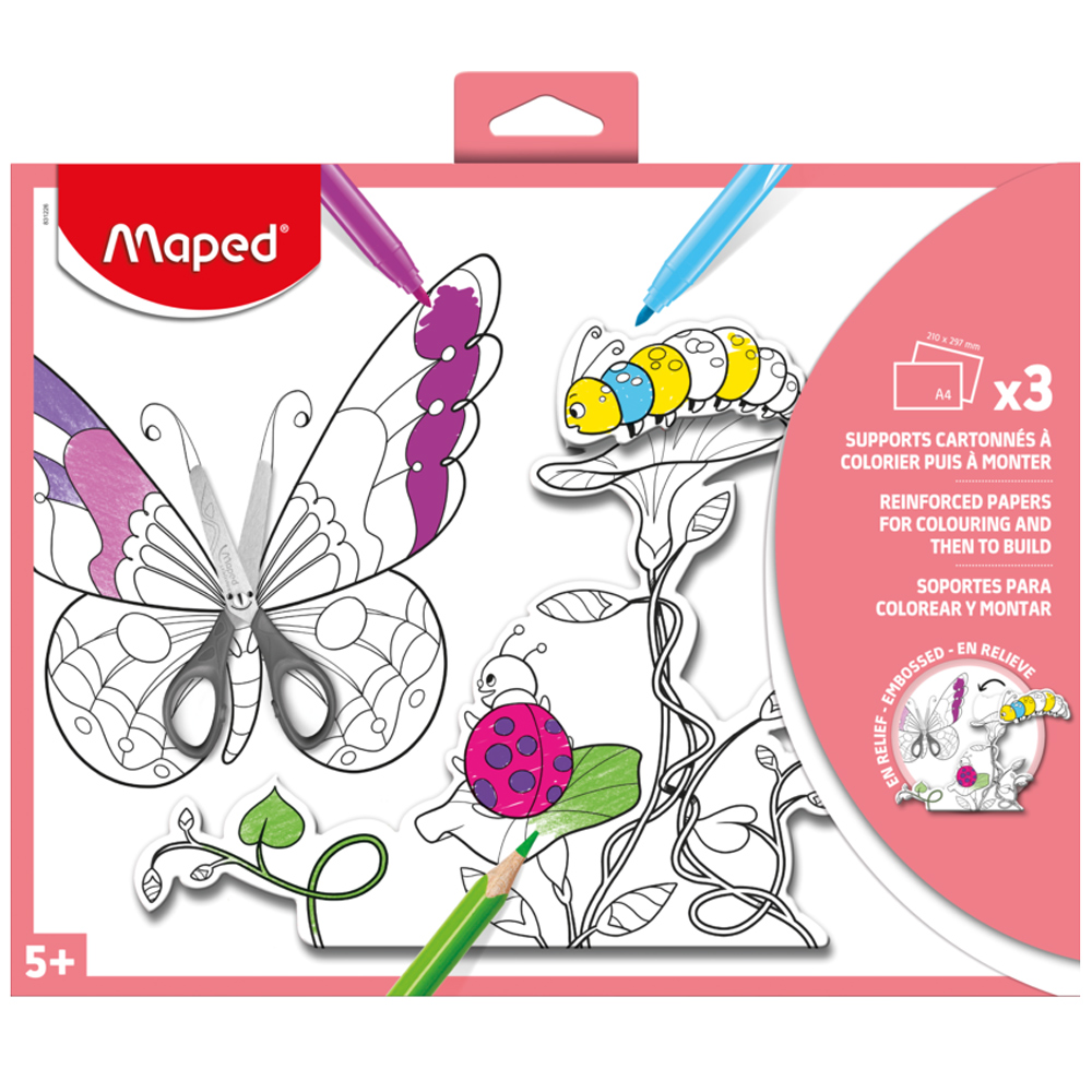 Набор для творчества Maped "Creative”: раскраска с наклейками - 2