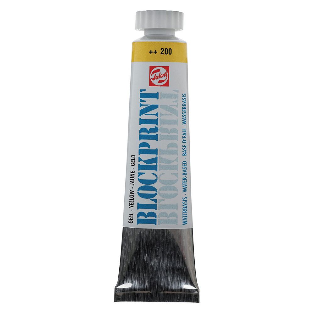 Краски для линогравюры "BLOCKPRINT", 200 желтый, 20 мл