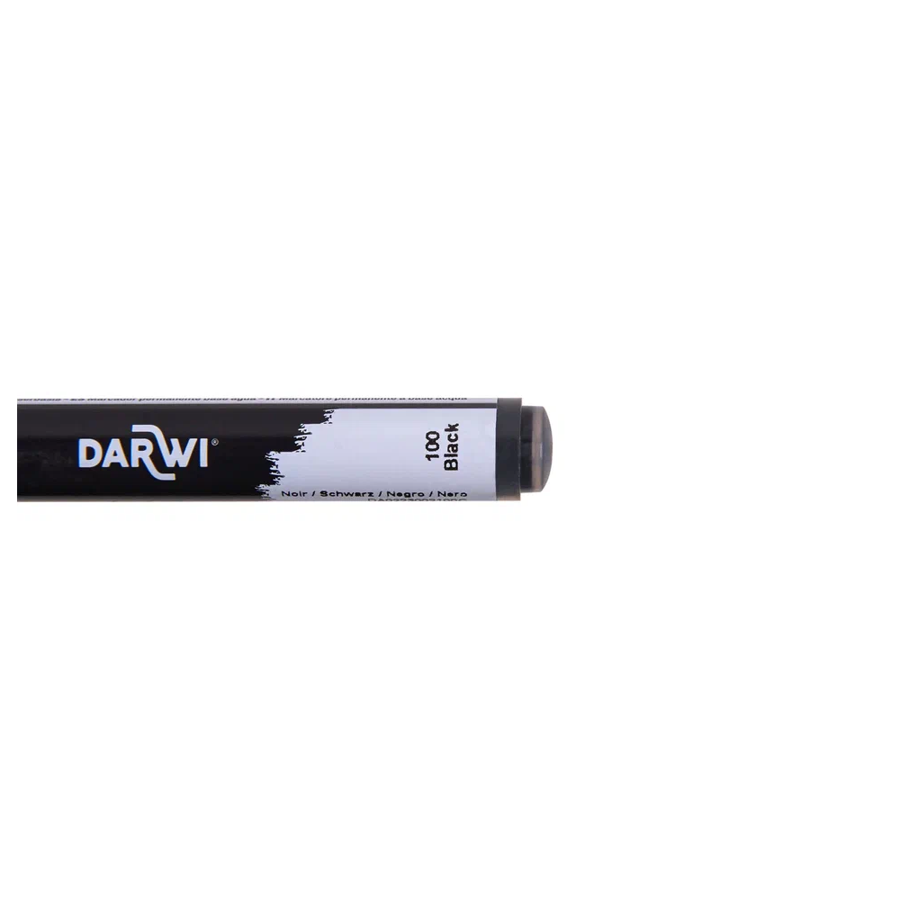 Маркер акриловый "Darwi.Marbel" 100, черный