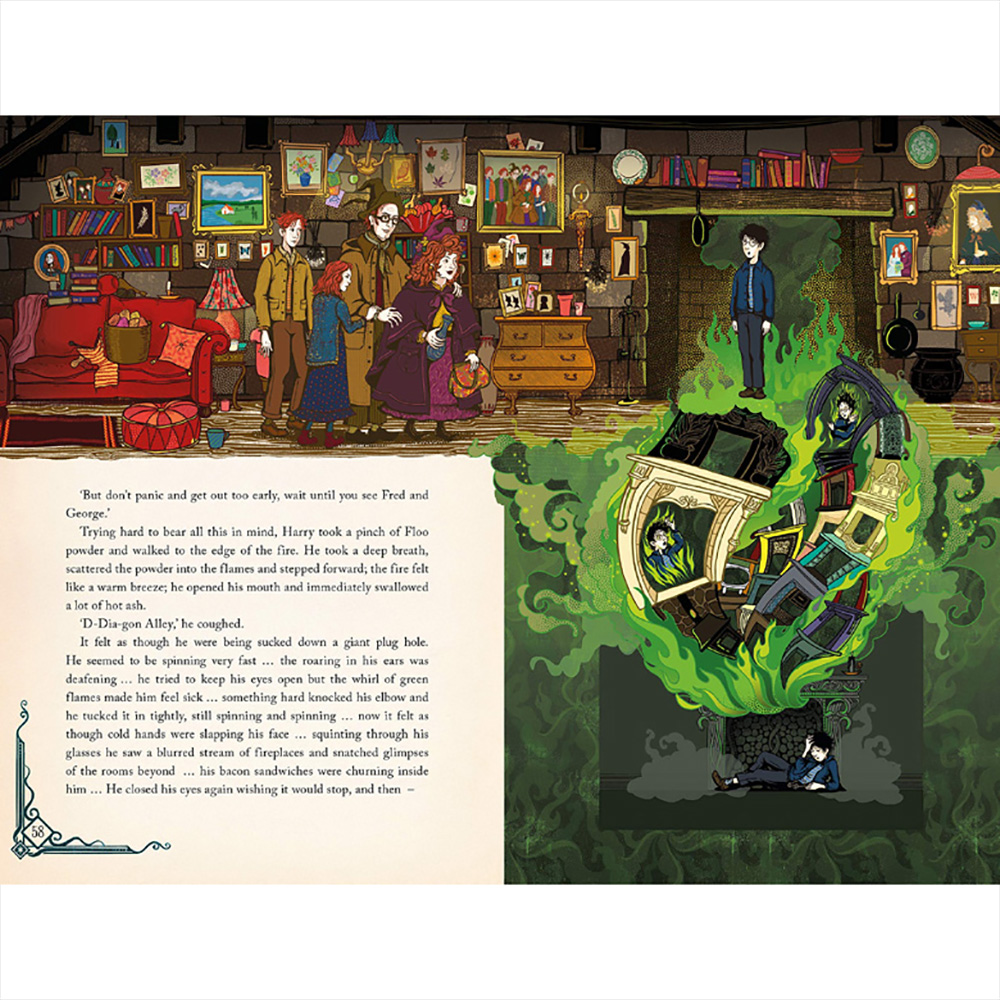 Книга на английском языке "Harry Potter and the Chamber of Secrets: MinaLima Edition", Rowling J.K. - 4