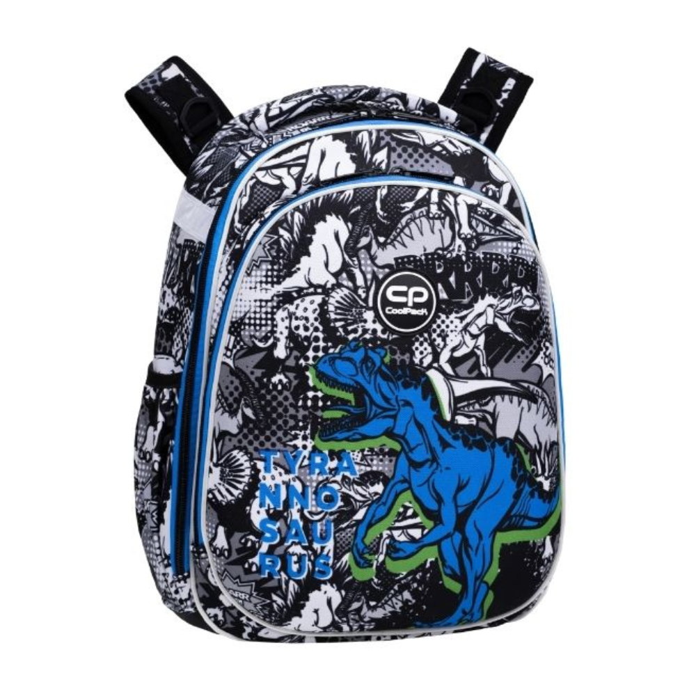 Рюкзак молодежный CoolPack "T-Rex", черный, синий