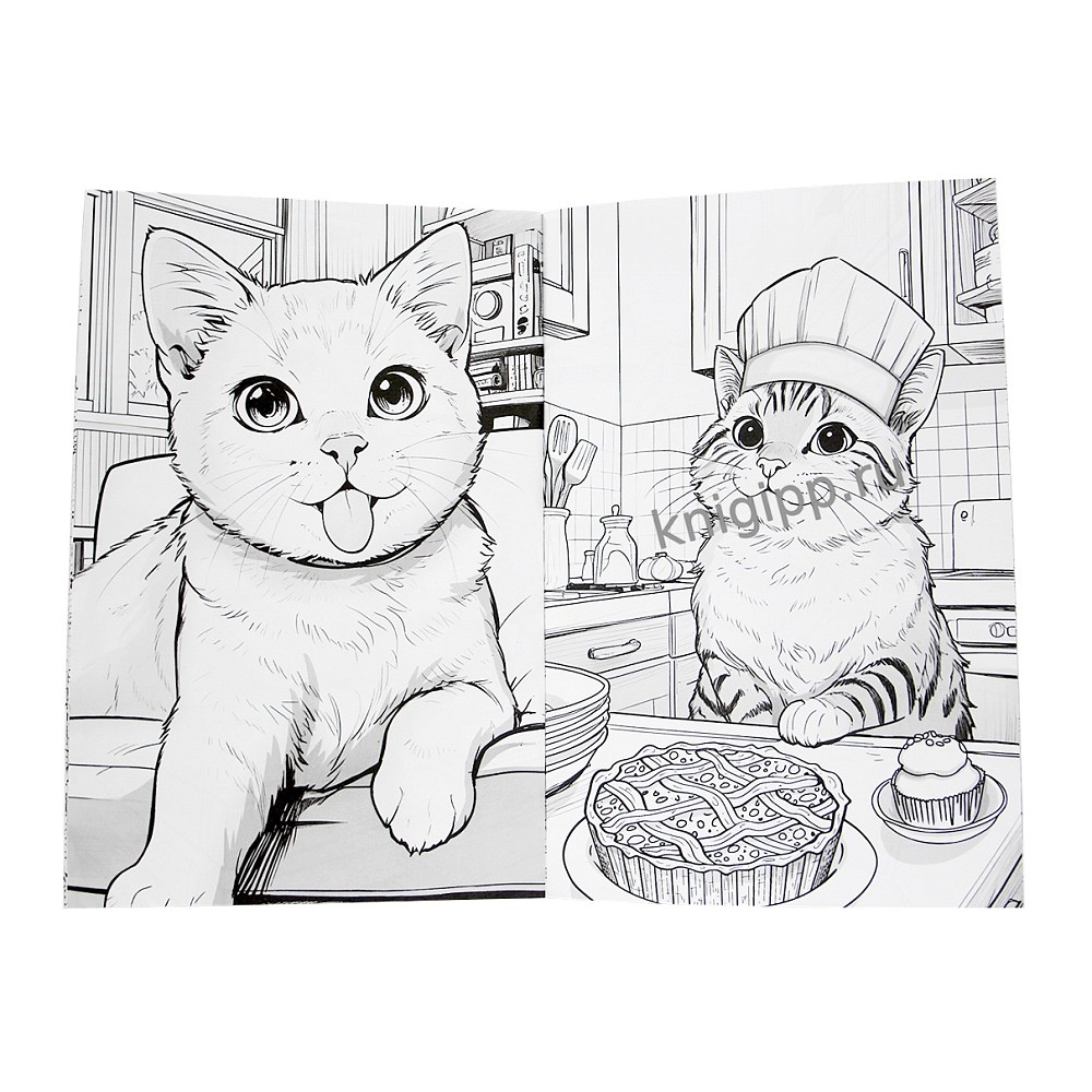 Раскраска "3D РАСКРАСКА. Котики"