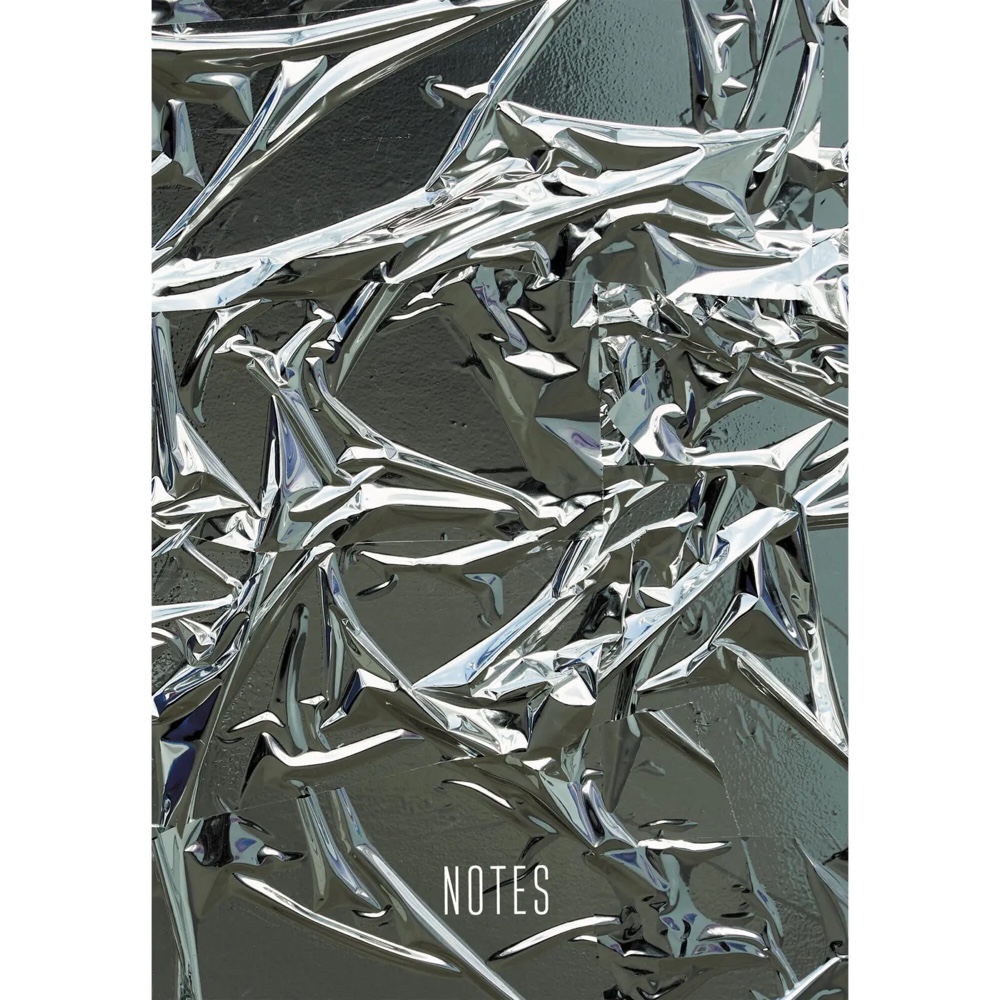 Книга записная "Metallic luster", А5, 100 листов, серый