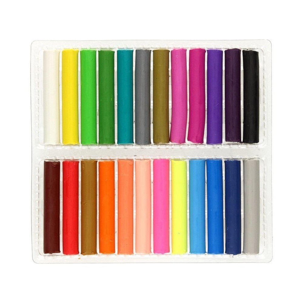 Пластилин для детской лепки Colorino, 24 цвета, круглый