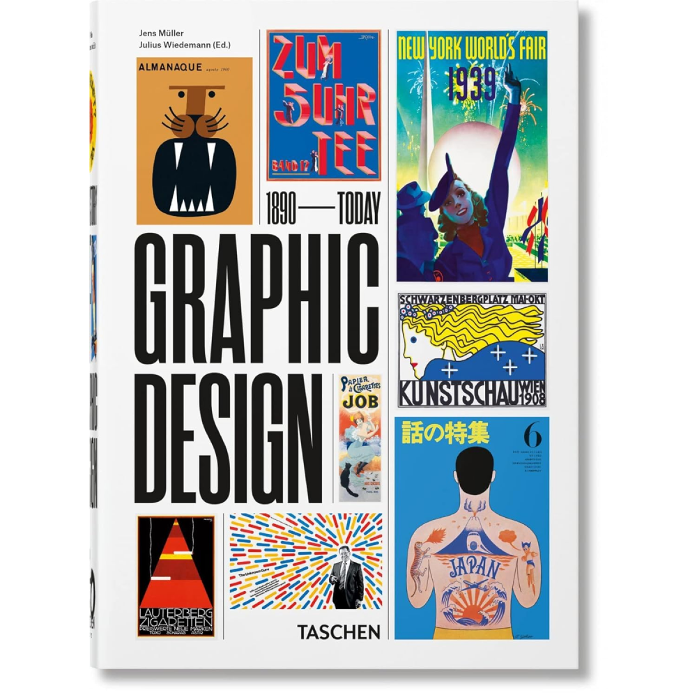 Книга на английском языке "History of Graphic Design", Muller J.
