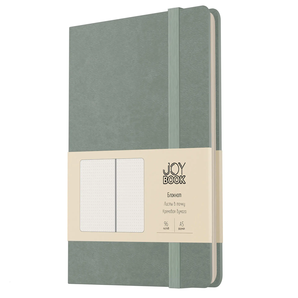 Блокнот "Joy Book. Мятное мороженое", А5, 96 листов, точка, мятный