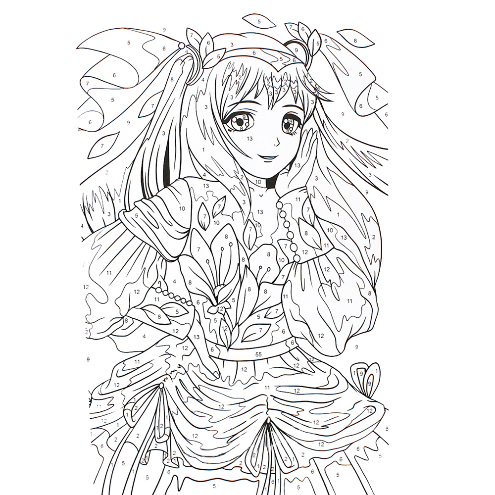 Набор для раскрашивания по номерам "В стиле аниме" - 3