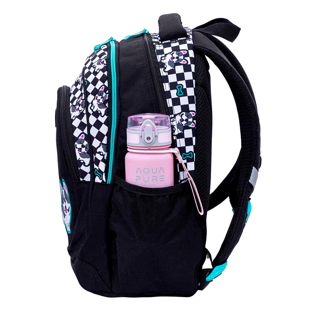 Рюкзак школьный "Cute Puppy", черный - 4