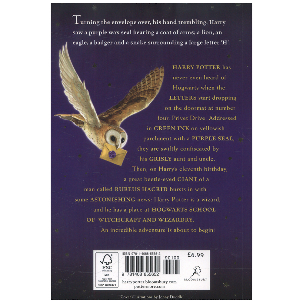 Книга на английском языке "Harry Potter and the Philosopher`s Stone – Rejacket", Rowling J.K.  - 4