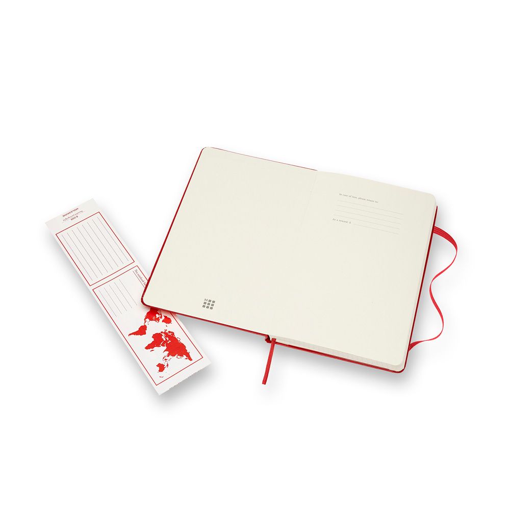 Блокнот "Classic Large", А5, 120 листов, клетка, красный - 3