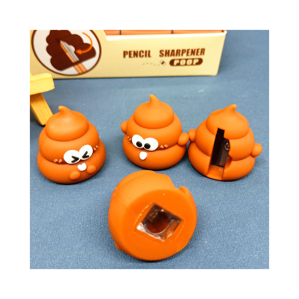 Точилка "Poop", 1 отверстие, ассорти - 2