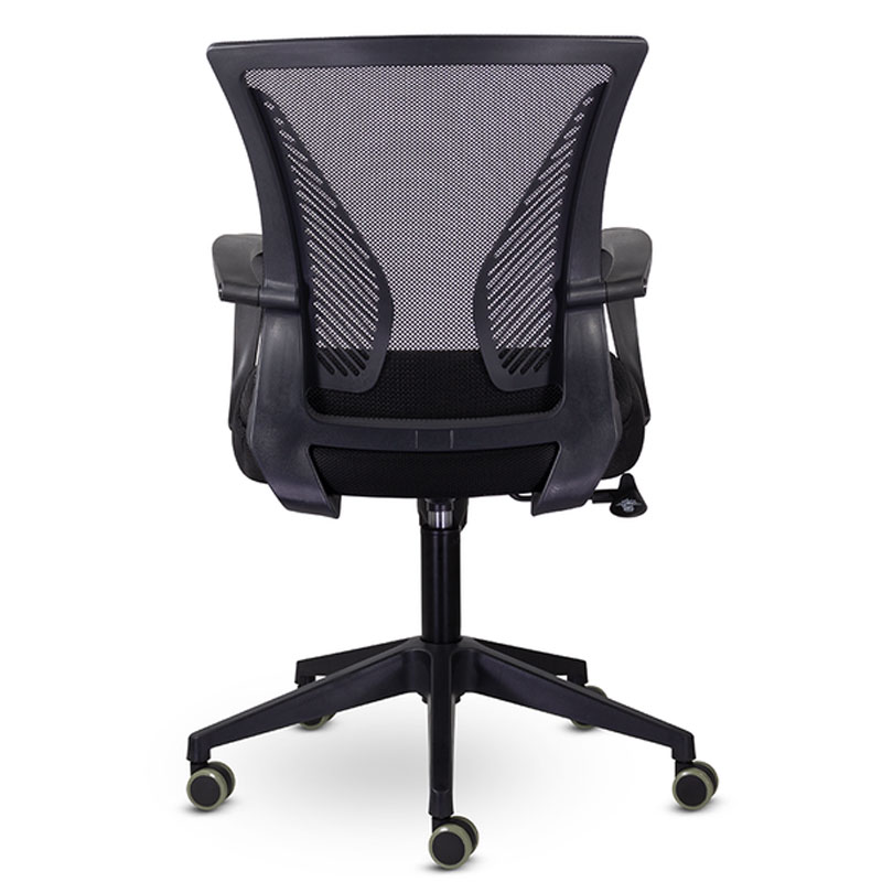 Кресло для персонала Энжел СН-800 "СР TW-01/Е11-К", ткань, сетка, пластик, черный - 4