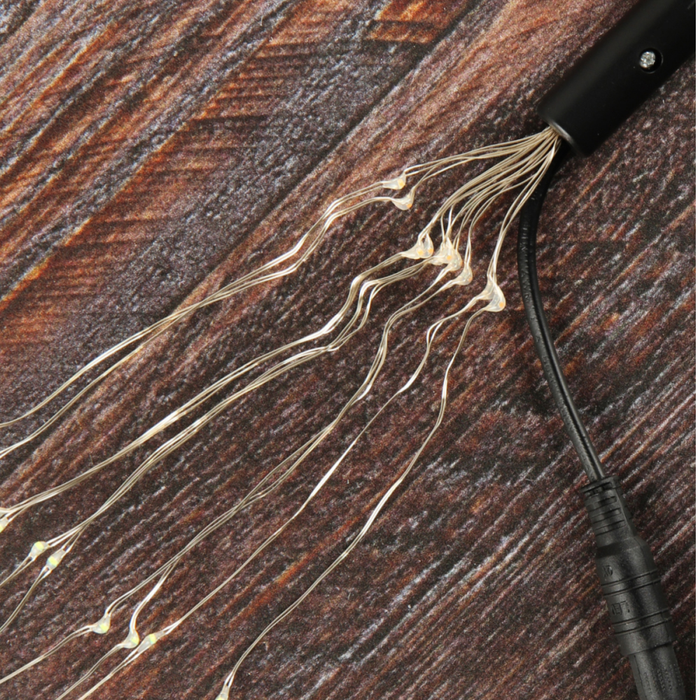 Гирлянда электрическая LED "Нить. Хвост Роса", мультиколор - 3