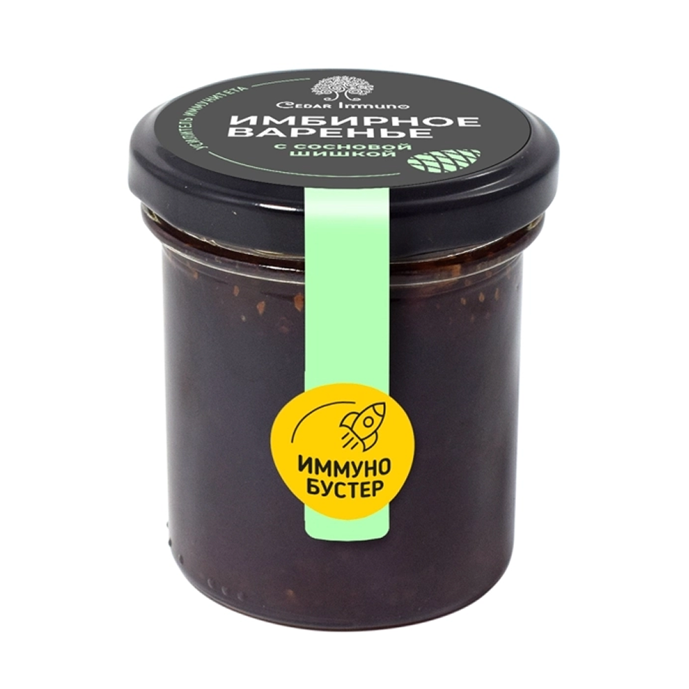 Варенье "Immuno Booster", имбирное с сосновой шишкой, 170 г