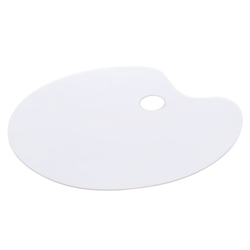 Палитра пластиковая "Сонет", овальная, 3 мм., 40х28 см