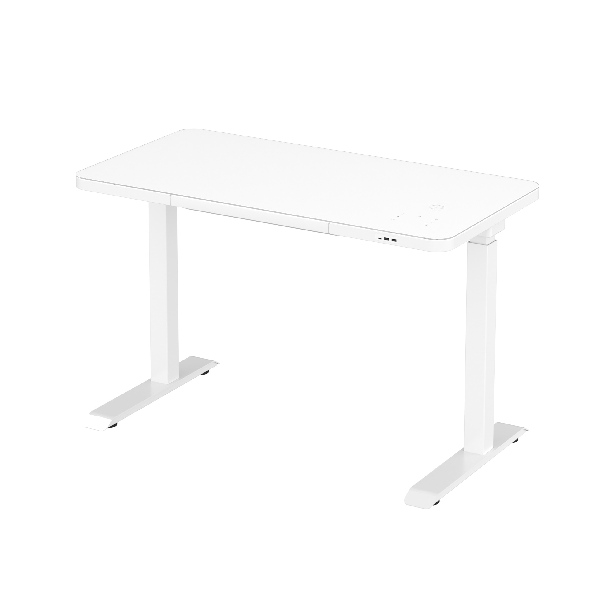 Стол с электроприводом двухмоторный AOKE HOME, белый (AK-GT10-YZF2-W) - 5