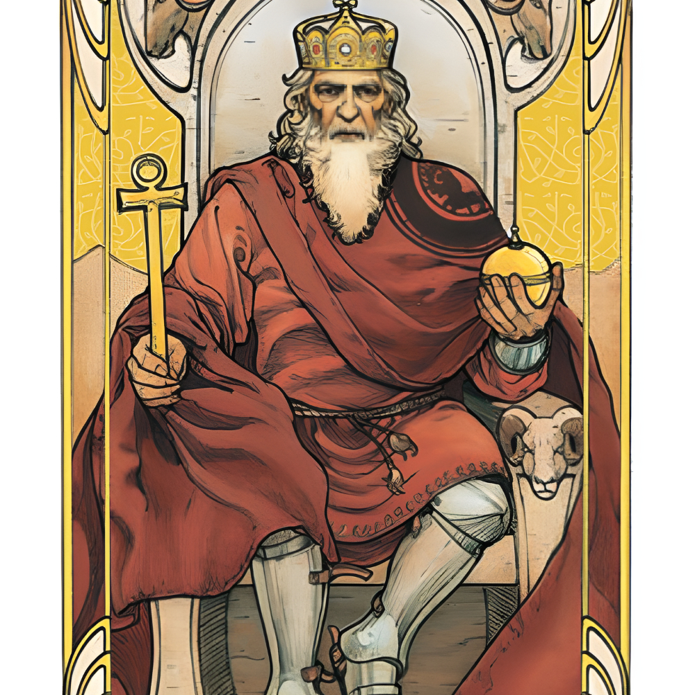 Карты "Золотое Таро Уэйта Арт-Нуво", Джулия Массалья - 3