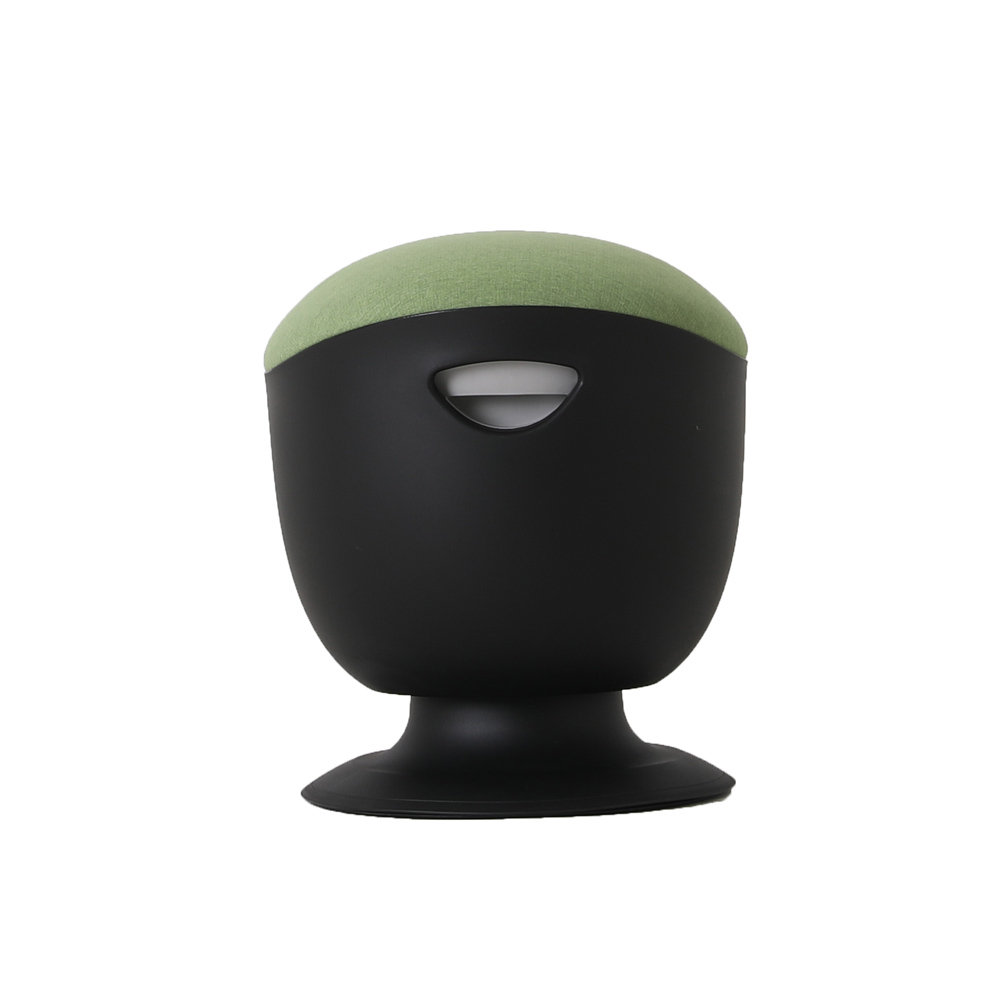 Стул для активного сиденья "Tulip", пластик, черный, зеленый  - 6