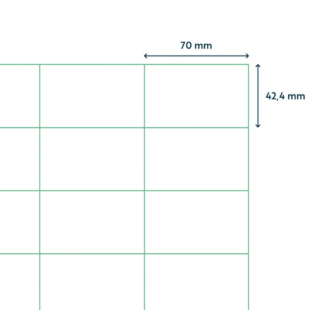Самоклеящиеся этикетки универсальные "Rillprint", 70x42.4 мм, 100 листов, 21 шт, белый - 3