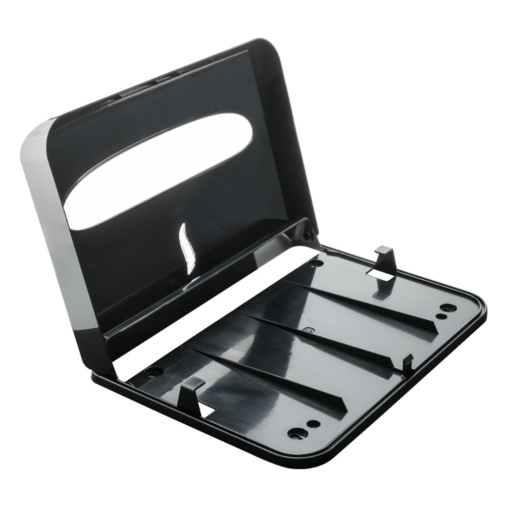 Диспенсер BXG-CD-8009В для бумажных покрытий на унитаз, черный - 3