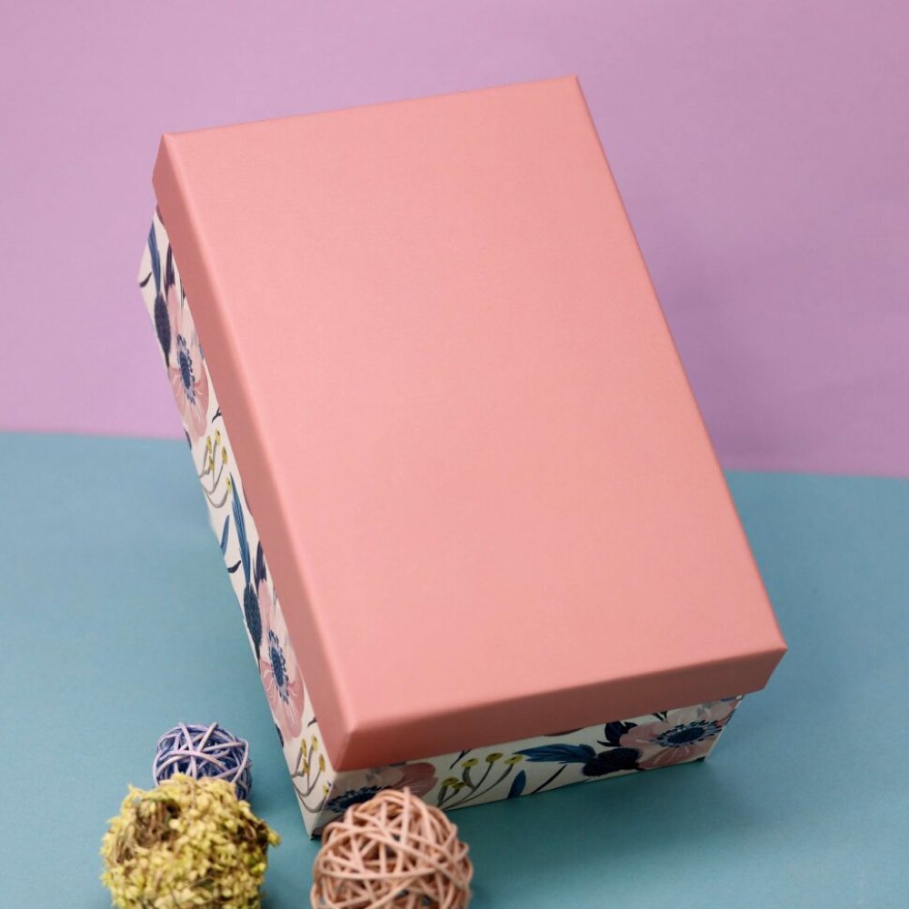 Коробка подарочная "Flowers", 23х16х9.5 см, картон - 4