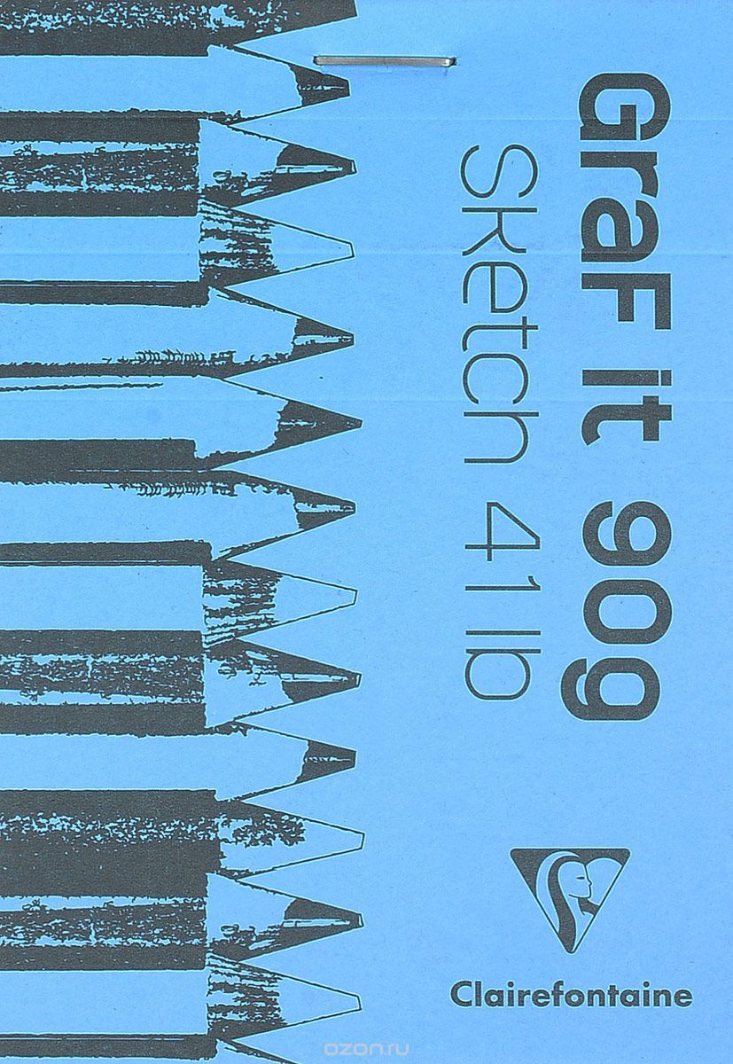 Скетчбук "Graf It", A6, 90 г/м2, 80 листов, голубой