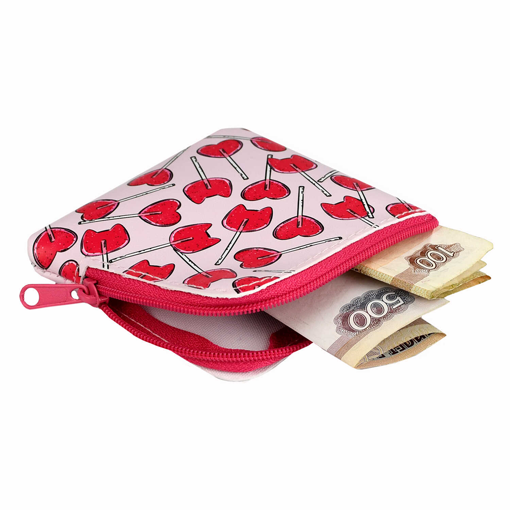 Кошелек "Розовые леденцы", розовый - 4