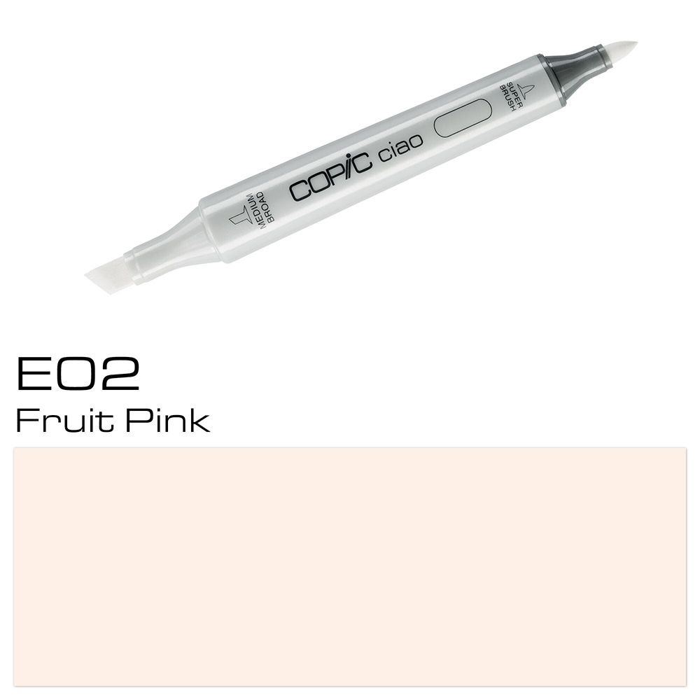 Маркер перманентный "Copic ciao", E-02 фруктовый розовый