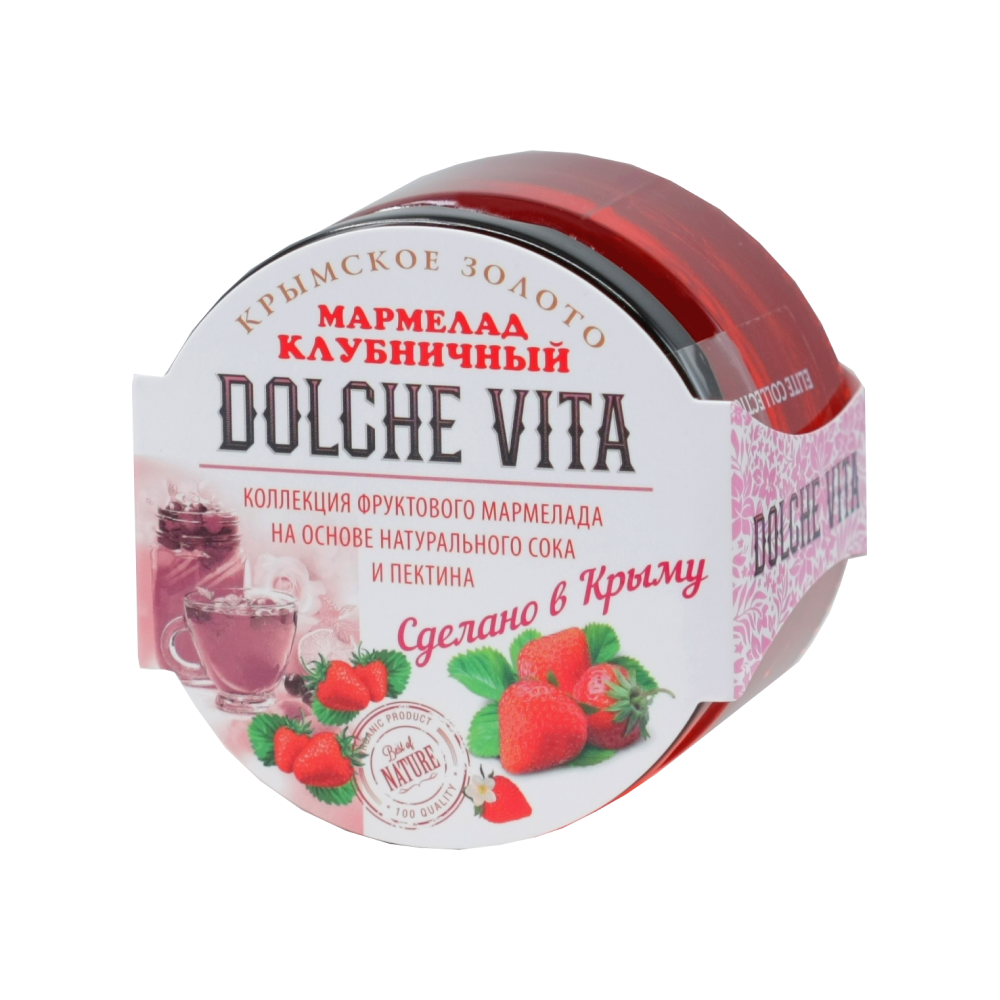 Мармелад "Dolce Vitа", 285 гр, клубничный