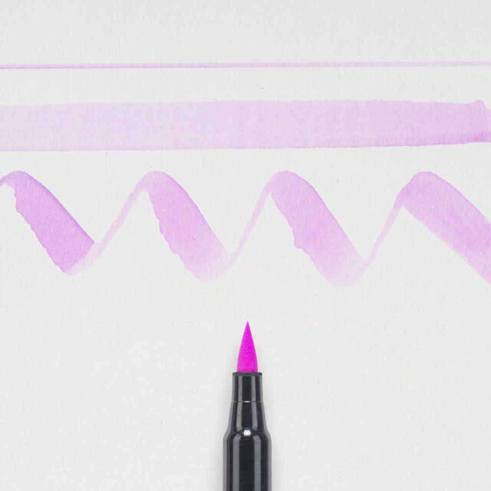 Маркер акварельный "Koi Color Brush", лиловый