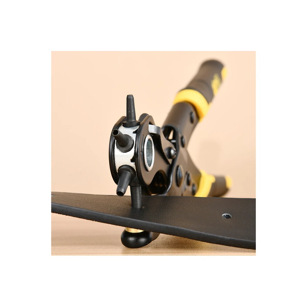 Дырокол Deli YS EDL1919A (пробойник, просекатель) для кожи, 250 мм., 6-в-1 - 4