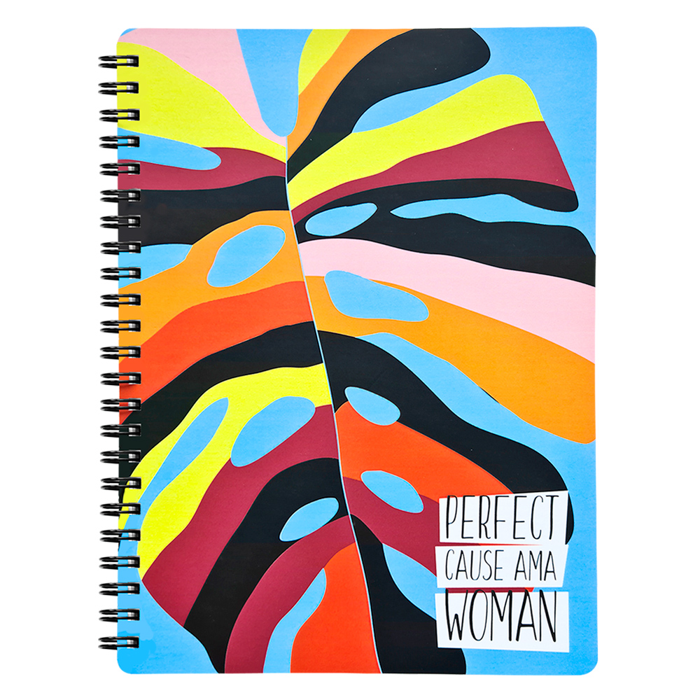 Тетрадь "Abstract", А5, 120 листов, клетка, разноцветный