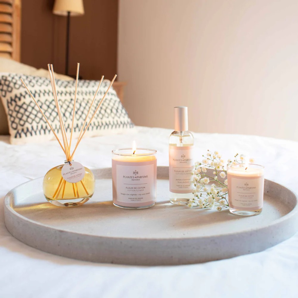Свеча ароматическая PLANTS&PARFUMS "Cotton Flower", 180 гр.  - 5