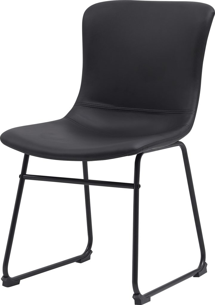 Кресло д/посетителей EVERPROF Expo CF экокожа, черный  - 6