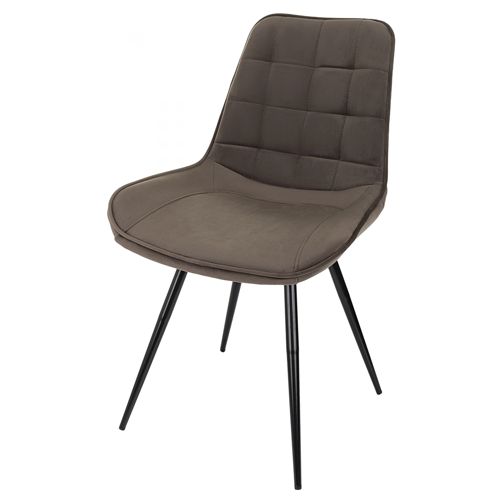 Стул Бюрократ "CH-K2_4", ткань, коричневый, металл, комплект 4 штуки - 4