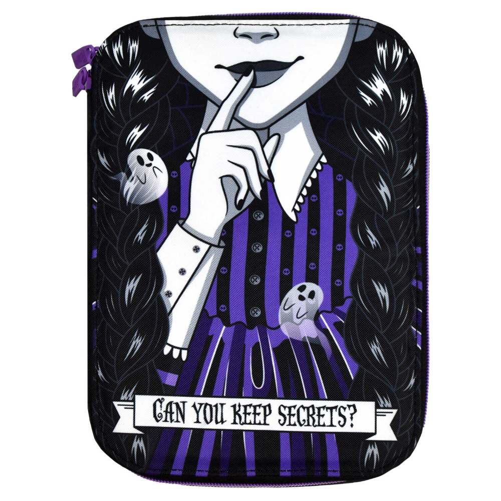 Пенал-органайзер Феникс+ "Милая готика" 1 отделение, черный