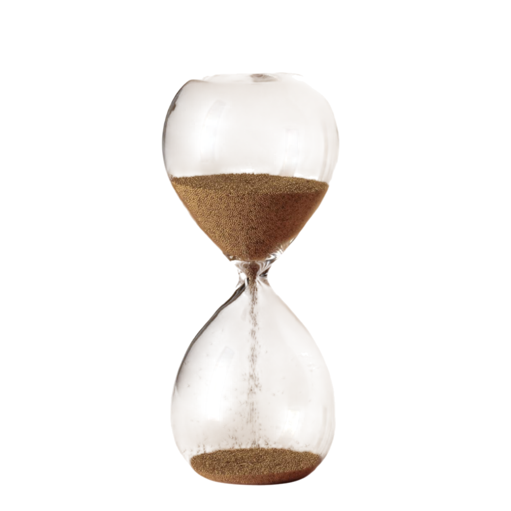 Часы песочные "Витани", стекло, золотой песок, прозрачный