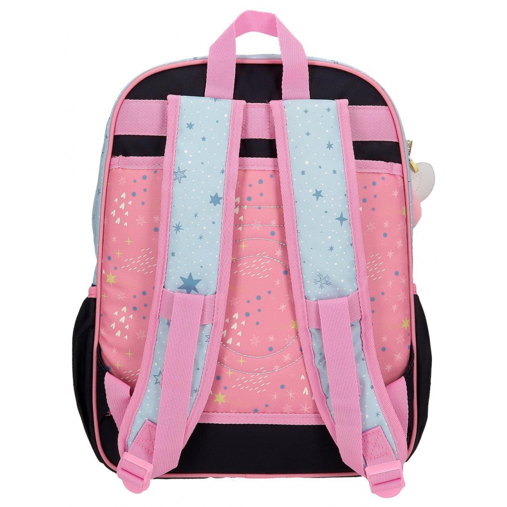 Рюкзак школьный Enso "Dreams come true", M, голубой, розовый - 4