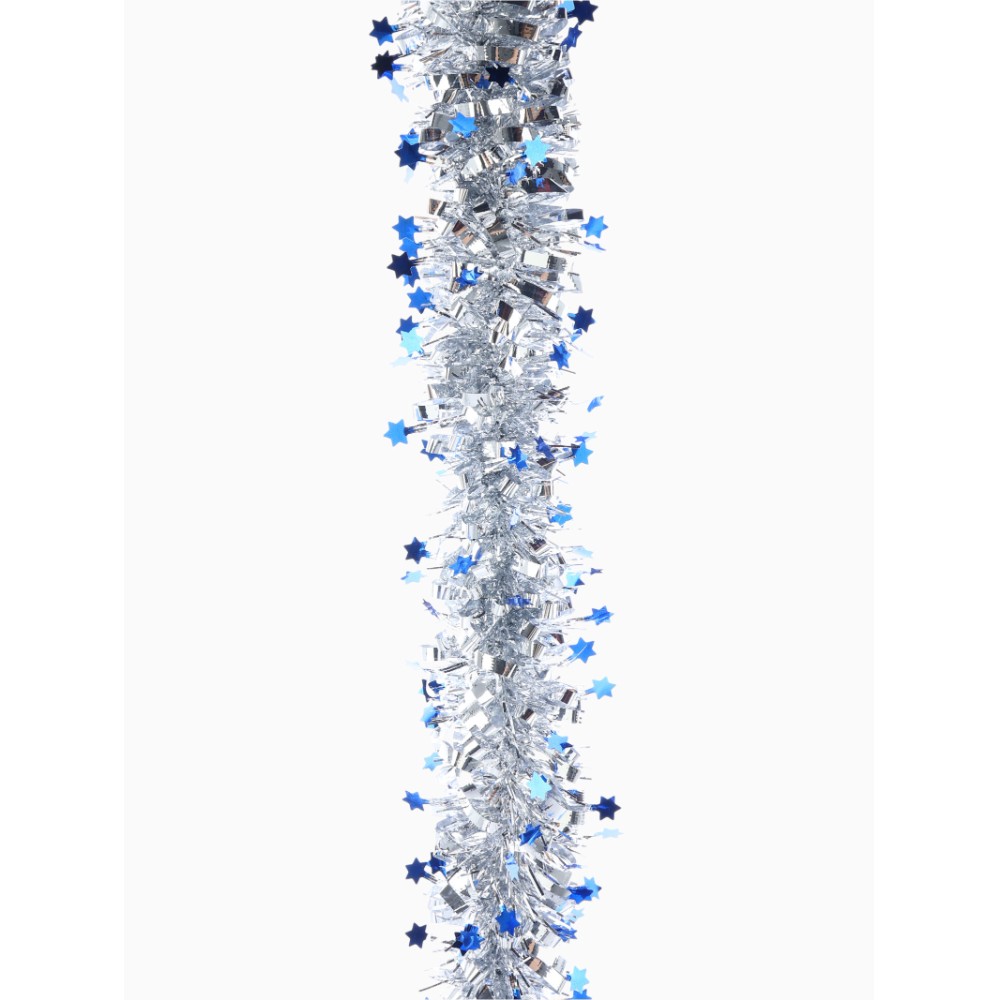 Гирлянда-мишура "Глянец звёзды", d7 см х 2 м, ассорти - 5