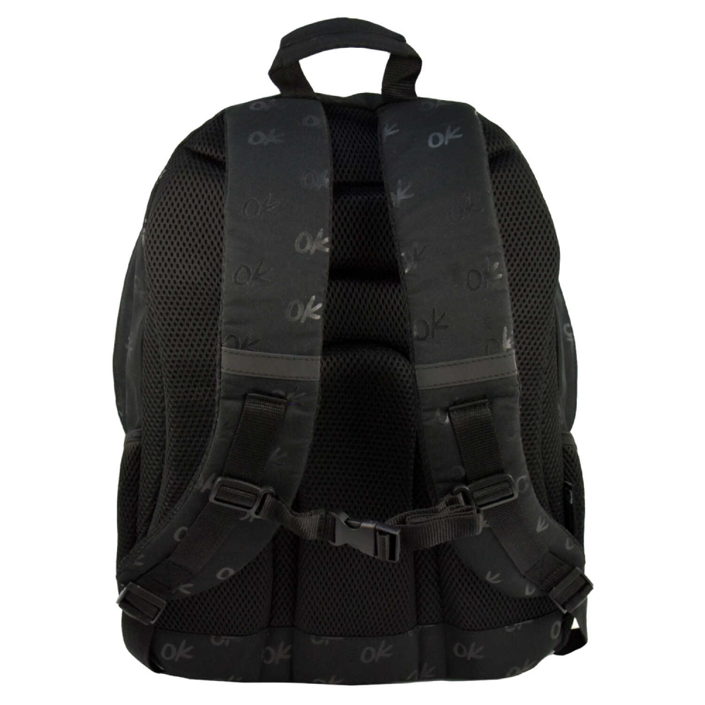 Рюкзак школьный "Будь на позитиве", чёрный - 3