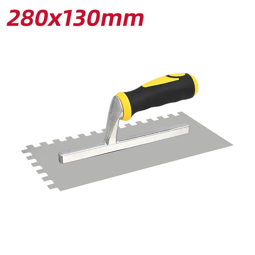 Гладилка Deli YS EDL509321, нержавеющая, 280 x 130 мм, зуб 10 x 10 мм - 6